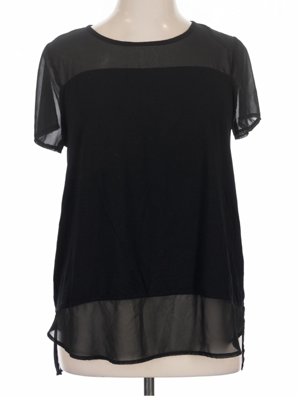 NWOT Vince Camuto Sheer Panel Blouse